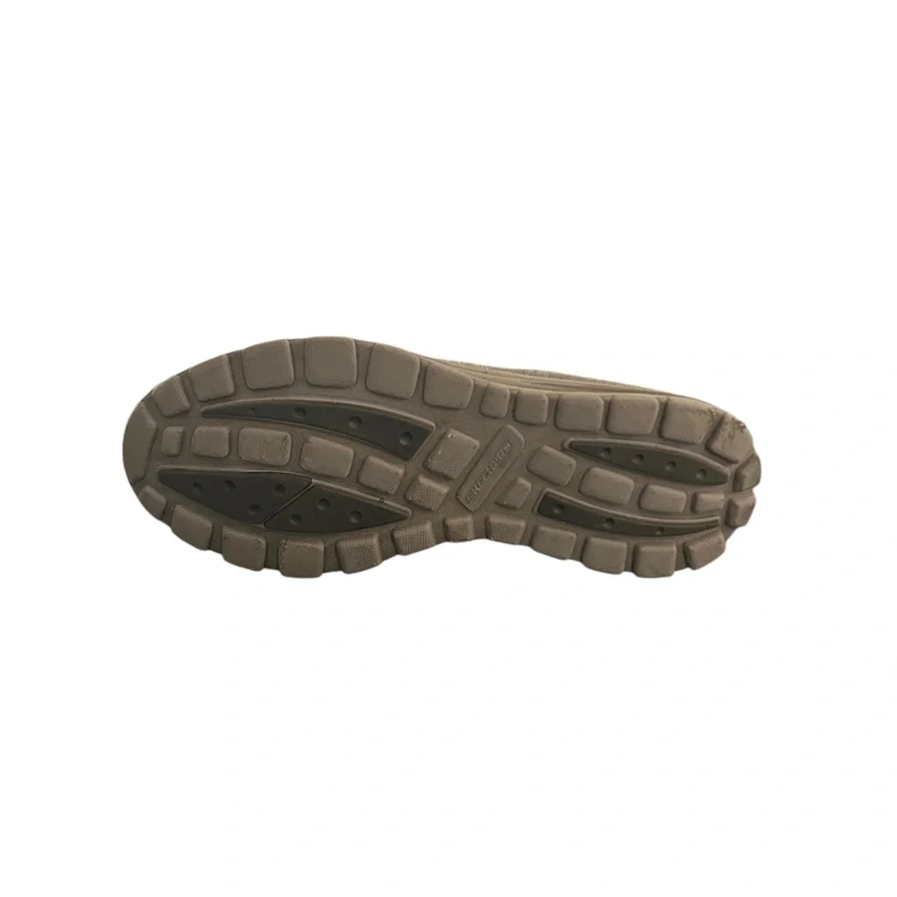 Skechers Men's Relaxed Fit Tan Memory Foam SN 64368 Slip On Shoes Size 11